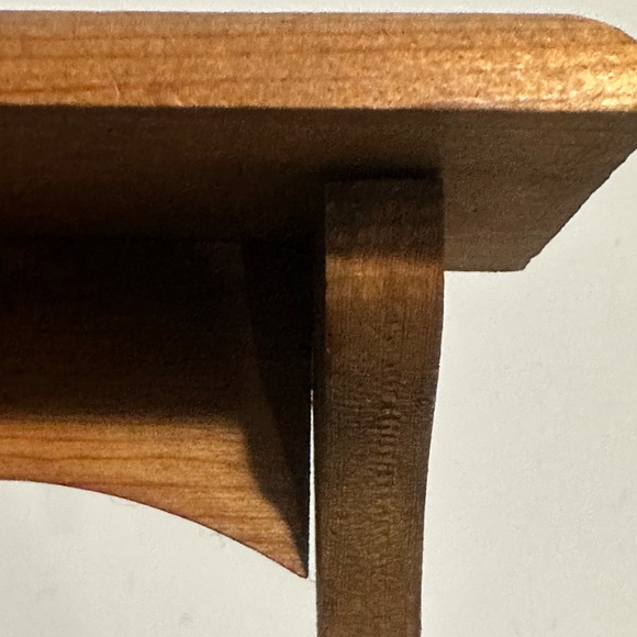 Wooden Heart cut out Wall Shelf with pegs and mini shelf set - Picture 10 of 16